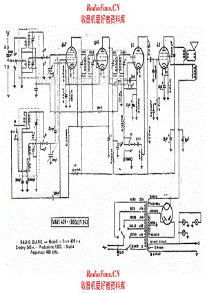 Siare 429 - Crosley 243 电路原理图.pdf