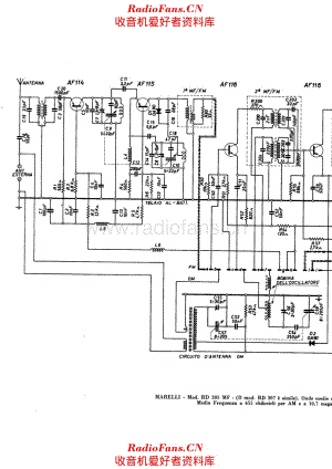 Radiomarelli RD305MF - I 电路原理图.pdf