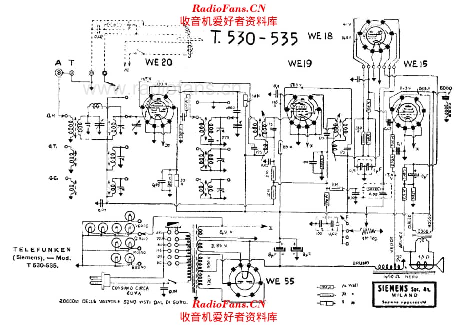 Siemens Telefunken T530 T535 电路原理图.pdf_第1页