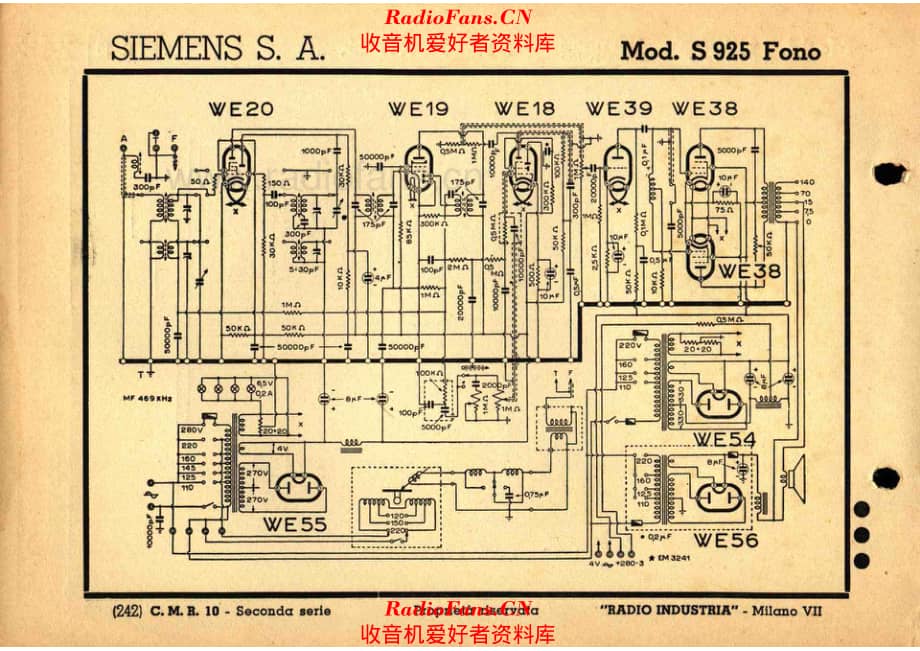 Siemens S 925 Fono 电路原理图.pdf_第1页
