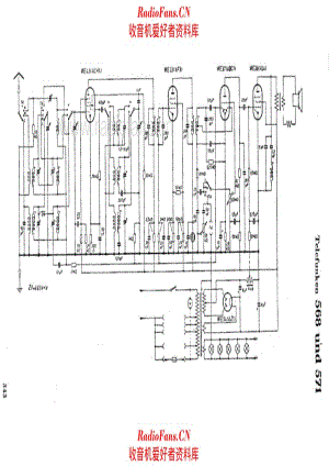 Siemens Telefunken 568 571 电路原理图.pdf