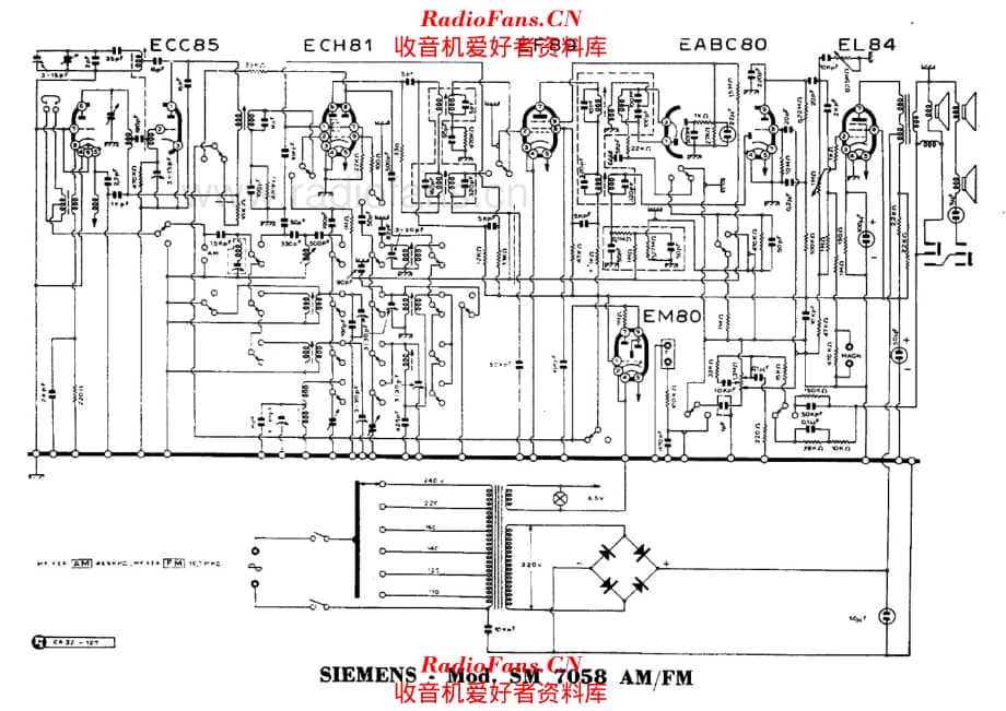 Siemens SM7058 AM-FM 电路原理图.pdf_第1页