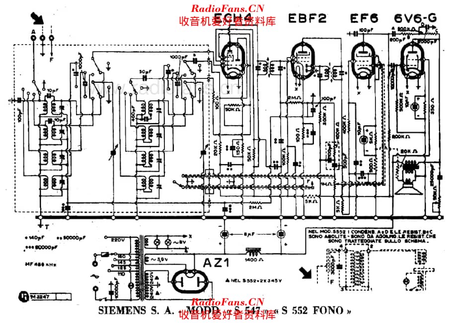 Siemens S547 S552 Fono 电路原理图.pdf_第1页