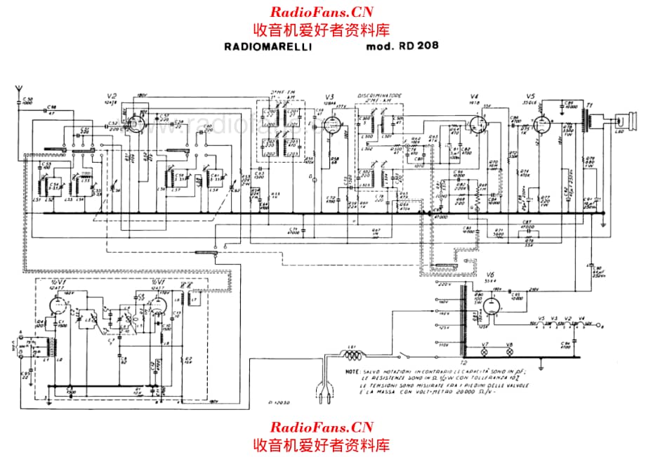 Radiomarelli RD208 电路原理图.pdf_第1页