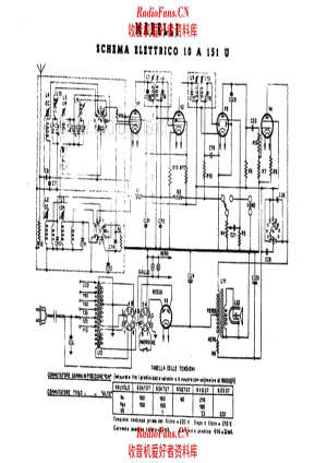 Radiomarelli 10A151U alternate 电路原理图.pdf