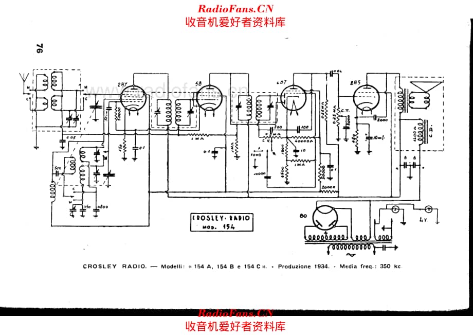 Siare Crosley C-154A-154B-154C 电路原理图.pdf_第1页