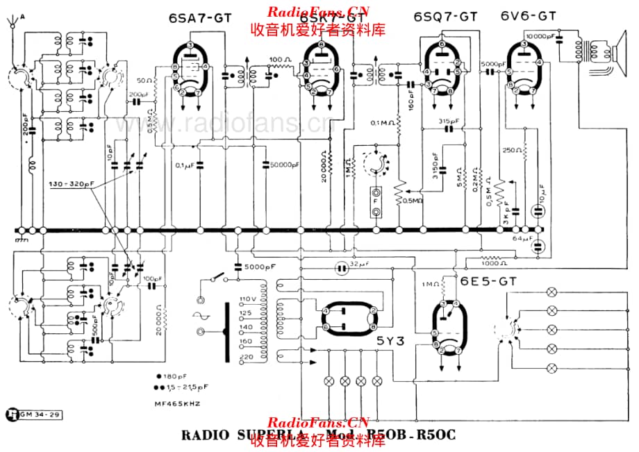 Radio Superla R50B_R50C 电路原理图.pdf_第1页