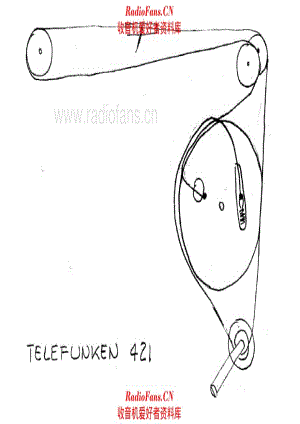 Siemens Telefunken T421 T422 tuning cord 电路原理图.pdf