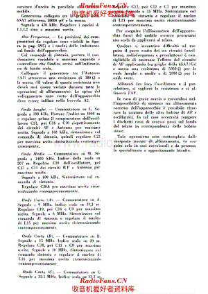 Radiomarelli RD78 Nilo bianco service note II 电路原理图.pdf