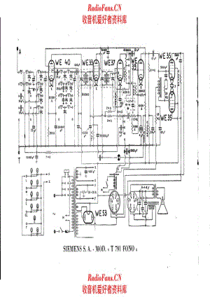 Siemens T 791 Fono 电路原理图.pdf
