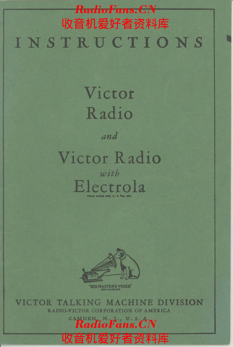 RCA R-32 manual 电路原理图.pdf_第1页