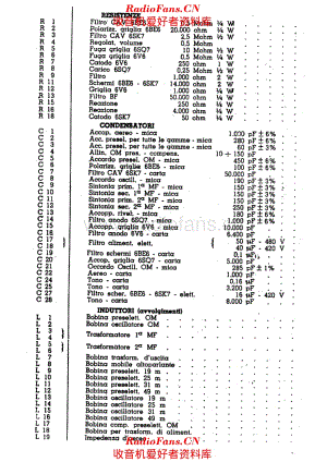 Radiomarelli 115 components 电路原理图.pdf