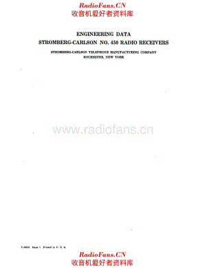 Stromberg Carlson 450 service manual 电路原理图.pdf