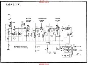 Saba 212WL 电路原理图.pdf