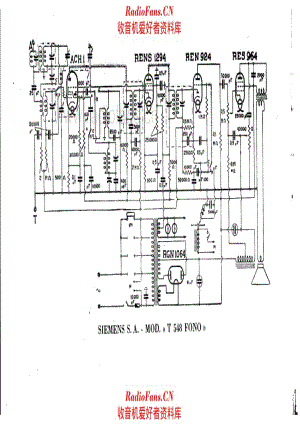 Siemens T 548 Fono 电路原理图.pdf