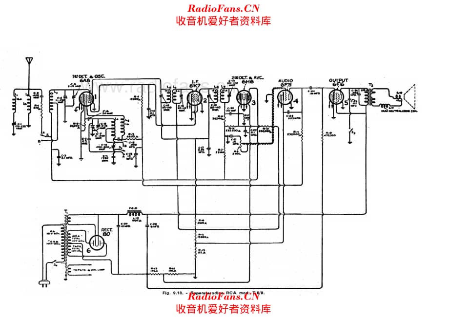 RCA T6-9 电路原理图.pdf_第1页