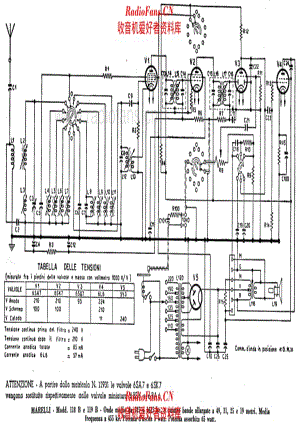 Radiomarelli 119B alternate 电路原理图.pdf