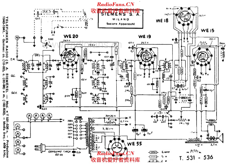 Siemens Telefunken T531 T536 电路原理图.pdf_第1页