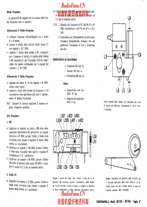Radiomarelli RD234 alignment 电路原理图.pdf