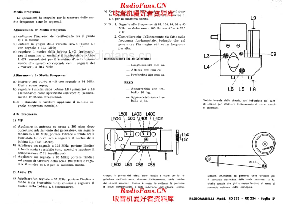 Radiomarelli RD234 alignment 电路原理图.pdf_第1页