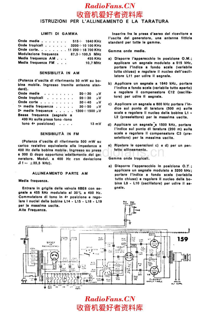 Radiomarelli 157 alignment 电路原理图.pdf_第1页