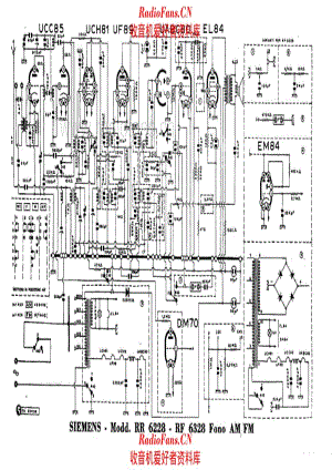 Siemens RR662 RF6328 Fono AM-FM 电路原理图.pdf