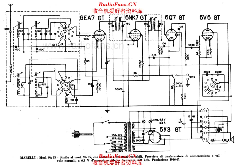 Radiomarelli 9A85_2 电路原理图.pdf_第1页