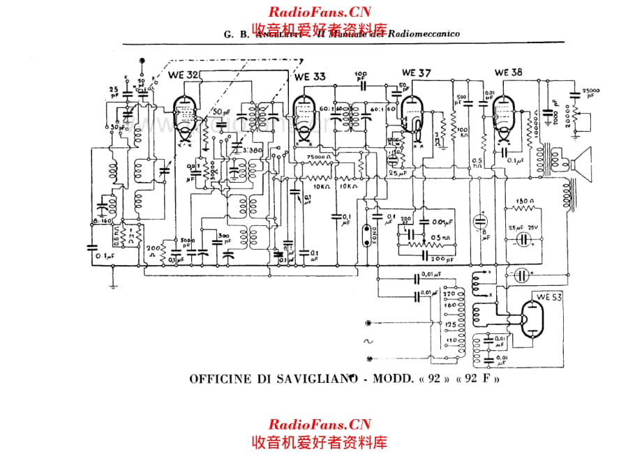 Savigliano 92 92F 电路原理图.pdf_第1页