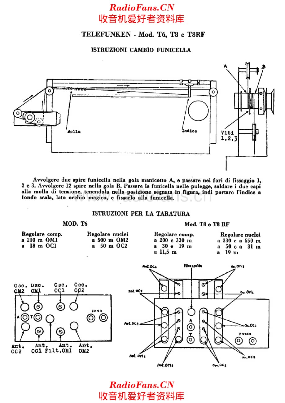 Telefunken T6 T8 T8RF tuning cord 电路原理图.pdf_第1页
