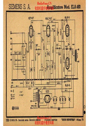 Siemens ELA493 Amplifier 电路原理图.pdf