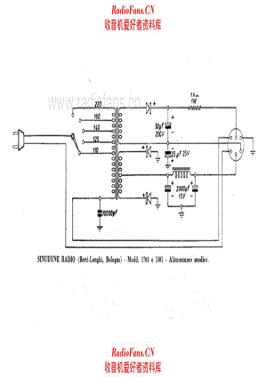Sinudyne 1701 1801 anodic power supply 电路原理图.pdf
