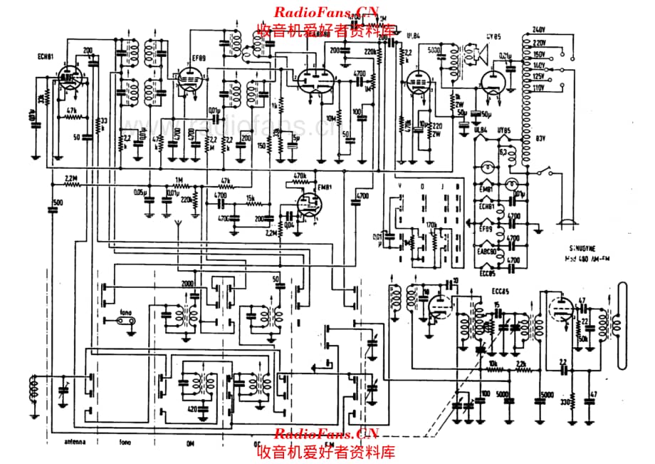 Sinudyne 480 alternate 电路原理图.pdf_第1页