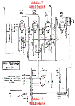 Siemens Telefunken 544 电路原理图.pdf