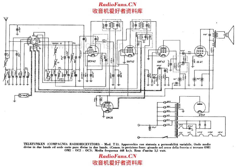 Telefunken T33 电路原理图.pdf_第1页