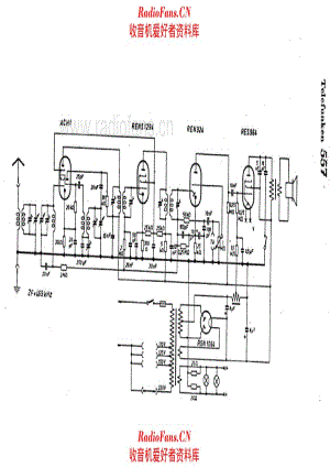 Siemens Telefunken 557 alternate 电路原理图.pdf