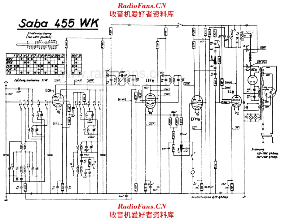 Saba 455WK 电路原理图.pdf_第1页