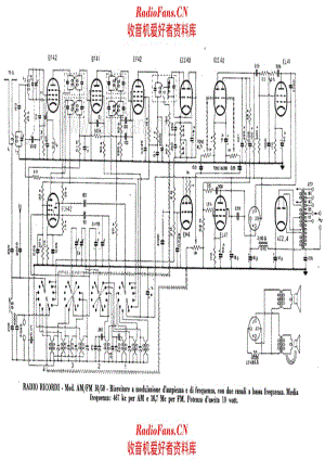 Ricordi AM-FM 10-50 电路原理图.pdf