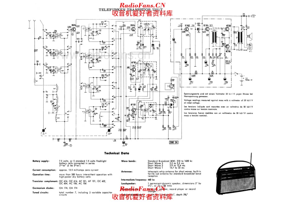 Telefunken Partner 7281T alternate 电路原理图.pdf_第1页