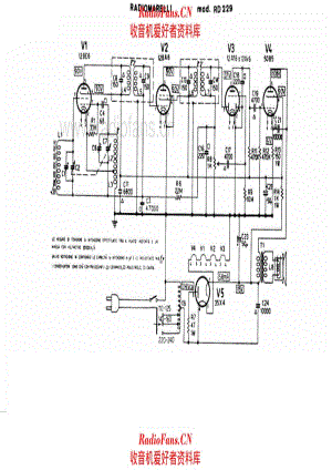 Radiomarelli RD229_2 电路原理图.pdf