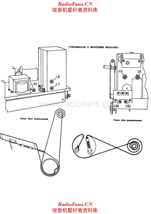 Radiomarelli RD190 RD191 tuning cord 电路原理图.pdf