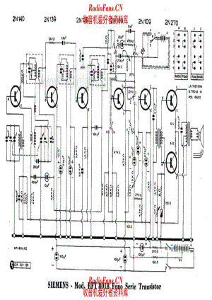 Siemens RFT8018 Fono 电路原理图.pdf
