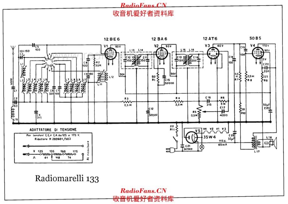 Radiomarelli 133 电路原理图.pdf_第1页