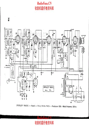 Siare Crosley C-174A_174B_174C 电路原理图.pdf