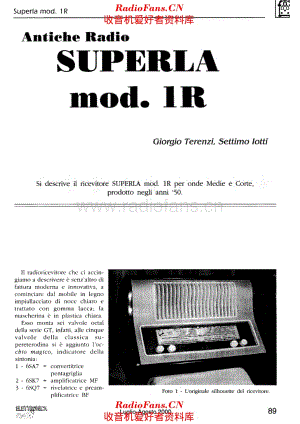 Radio Superla 1R 电路原理图.pdf