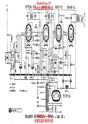 Radio Superla 536B 电路原理图.pdf