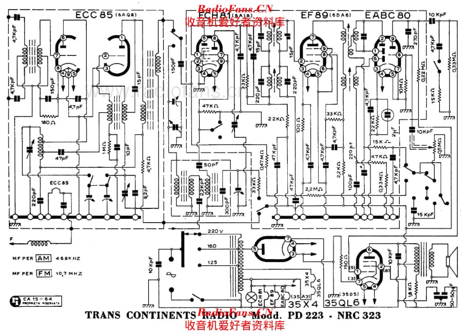 Prandoni PD223 NRC323 电路原理图.pdf_第1页