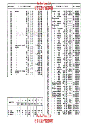 Radiomarelli 156 components 电路原理图.pdf