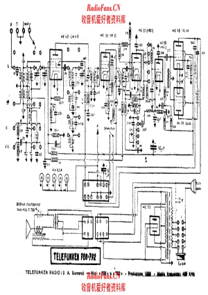 Siemens Telefunken 788 792 alternate 电路原理图.pdf