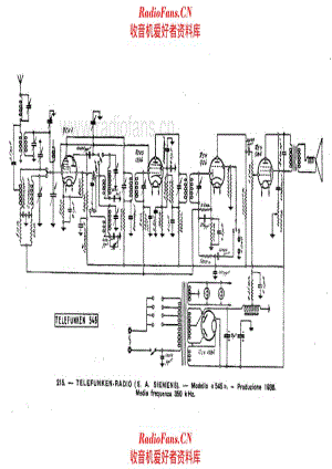 Siemens Telefunken 545 电路原理图.pdf