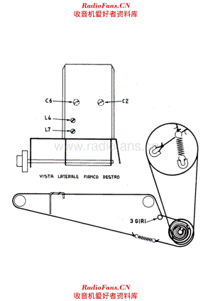 Radiomarelli RD123 tuning cord 电路原理图.pdf